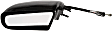 955-107 Driver Side Mirror, Manual Adjust, Non-Heated, Non-Folding, Black, No Signal Light, No Memory, No Puddle Light, No Auto-Dim, No Blind Spot Feature