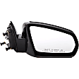 955-1081 Passenger Side Mirror, Power Adjust, Non-Heated, Non-Folding, Black, No Signal Light, No Memory, No Puddle Light, No Auto-Dim, No Blind Spot Feature