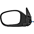 955-1082 Driver Side Mirror, Manual Adjust, Non-Heated, Non-Folding, Black, No Signal Light, No Memory, No Puddle Light, No Auto-Dim, No Blind Spot Feature