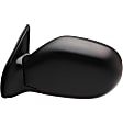 2001 Nissan Pathfinder SE 6 Cyl 3.5L - Driver Side Mirror, With Heat, Power Adjust, Heated, Black, Manual Folding, No Signal Light, No Blind Spot Feature, No Memory, No Puddle Light, No Auto-Dim