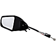 955-109 Driver Side Mirror, Manual Adjust, Non-Heated, Non-Folding, Black, No Signal Light, Without Memory Recall, No Puddle Light, No Auto-Dimming, No Blind Spot Feature