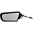 955-109 Driver Side Mirror, Manual Adjust, Non-Heated, Non-Folding, Black, No Signal Light, Without Memory Recall, No Puddle Light, No Auto-Dimming, No Blind Spot Feature