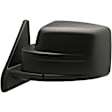 955-1100 Driver Side Mirror, Power Adjust, Non-Heated, Manual Folding, Black, No Signal Light, No Memory, No Puddle Light, No Auto-Dim, No Blind Spot Feature