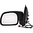 955-1104 Driver Side Mirror, Power Adjust, Non-Heated, Manual Folding, Black, No Signal Light, No Memory, No Puddle Light, No Auto-Dim, No Blind Spot Feature