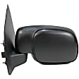 955-1104 Driver Side Mirror, Power Adjust, Non-Heated, Manual Folding, Black, No Signal Light, No Memory, No Puddle Light, No Auto-Dim, No Blind Spot Feature