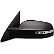 955-1110 Driver Side Mirror, Power Adjust, Non-Heated, Manual Folding, Black, In-housing Signal Light, No Memory, No Puddle Light, No Auto-Dim, No Blind Spot Feature