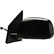 955-1120 Driver Side Mirror, Power Adjust, Non-Heated, Manual Folding, Black, No Signal Light, No Memory, No Puddle Light, No Auto-Dim, No Blind Spot Feature