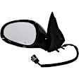 955-1130 Driver Side Mirror, Power Adjust, Non-Heated, Manual Folding, Black, No Signal Light, Without Memory Recall, No Puddle Light, No Auto-Dimming, No Blind Spot Feature