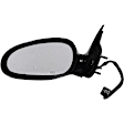 955-1130 Driver Side Mirror, Power Adjust, Non-Heated, Manual Folding, Black, No Signal Light, Without Memory Recall, No Puddle Light, No Auto-Dimming, No Blind Spot Feature