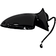 955-1130 Driver Side Mirror, Power Adjust, Non-Heated, Manual Folding, Black, No Signal Light, Without Memory Recall, No Puddle Light, No Auto-Dimming, No Blind Spot Feature