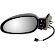 955-1132 Driver Side Mirror, Power Adjust, Heated, Manual Folding, Black, No Signal Light, No Memory, No Puddle Light, No Auto-Dim, No Blind Spot Feature
