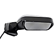 955-1138 Passenger Side Mirror, Power Adjust, Non-Heated, Manual Folding, Black, No Signal Light, No Memory, No Puddle Light, No Auto-Dim, No Blind Spot Feature