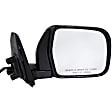 955-1138 Passenger Side Mirror, Power Adjust, Non-Heated, Manual Folding, Black, No Signal Light, No Memory, No Puddle Light, No Auto-Dim, No Blind Spot Feature