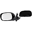 955-1143 Driver Side Mirror, Power Adjust, Non-Heated, Manual Folding, Black, No Signal Light, No Memory, No Puddle Light, No Auto-Dim, No Blind Spot Feature