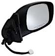 955-1144 Passenger Side Mirror, Power Adjust, Heated, Power Folding, Chrome, No Signal Light, No Memory, No Auto-Dim
