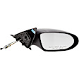 955-114 Passenger Side Mirror, Manual Adjust, Non-Heated, Non-Folding, Black, No Signal Light, Without Memory Recall, No Puddle Light, No Auto-Dimming, No Blind Spot Feature