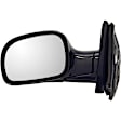 955-1159 Driver Side Mirror, Manual Adjust, Non-Heated, Non-Folding, Black, No Signal Light, No Memory, No Puddle Light, No Auto-Dim, No Blind Spot Feature