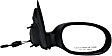 955-1166 Passenger Side Mirror, Manual Adjust, Non-Heated, Non-Folding, Black, No Signal Light, No Memory, No Puddle Light, No Auto-Dim, No Blind Spot Feature