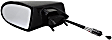 955-1169 Driver Side Mirror, Manual Adjust, Non-Heated, Non-Folding, Black, No Signal Light, No Memory, No Puddle Light, No Auto-Dim, No Blind Spot Feature