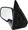955-1177 Driver Side Mirror, Manual Adjust, Non-Heated, Manual Folding, Chrome, No Signal Light, No Memory, No Puddle Light, No Auto-Dim, No Blind Spot Feature