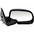 955-1178 Passenger Side Mirror, Manual Adjust, Non-Heated, Manual Folding, Chrome, No Signal Light, No Memory, No Puddle Light, No Auto-Dim, No Blind Spot Feature