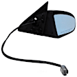 955-117 Sedan Passenger Side Mirror, Power Adjust, Non-Heated, Non-Folding, Black, No Signal Light, No Memory, No Puddle Light, No Auto-Dim, No Blind Spot Feature