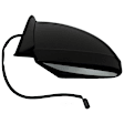 955-117 Sedan Passenger Side Mirror, Power Adjust, Non-Heated, Non-Folding, Black, No Signal Light, No Memory, No Puddle Light, No Auto-Dim, No Blind Spot Feature