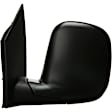 955-1181 Driver Side Mirror, Manual Adjust, Non-Heated, Manual Folding, Black, No Signal Light, No Memory, No Puddle Light, No Auto-Dim, No Blind Spot Feature
