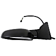 955-1183 Driver Side Mirror, Power Adjust, Heated, Manual Folding, Black, No Signal Light, No Memory, No Puddle Light, No Auto-Dim, No Blind Spot Feature