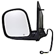955-1183 Driver Side Mirror, Power Adjust, Heated, Manual Folding, Black, No Signal Light, No Memory, No Puddle Light, No Auto-Dim, No Blind Spot Feature
