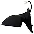 955-1185 Driver Side Mirror, Power Adjust, Heated, Manual Folding, Black, No Signal Light, No Memory, No Puddle Light, No Auto-Dim, No Blind Spot Feature