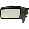 955-118 Driver Side Mirror, Power Adjust, Non-Heated, Non-Folding, Black, No Signal Light, No Memory, No Puddle Light, No Auto-Dim, No Blind Spot Feature