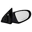 955-1200 Passenger Side Mirror, Manual Adjust, Non-Heated, Non-Folding, Black, No Signal Light, Without Memory Recall, No Puddle Light, No Auto-Dimming, No Blind Spot Feature