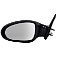 955-1205 Driver Side Mirror, Power Adjust, Non-Heated, Non-Folding, Black, No Signal Light, No Memory, No Puddle Light, No Auto-Dim, No Blind Spot Feature