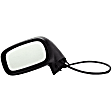 955-1215 Driver Side Mirror, Power Adjust, Non-Heated, Non-Folding, Black, No Signal Light, No Memory, No Puddle Light, No Auto-Dim, No Blind Spot Feature