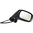955-1216 Passenger Side Mirror, Power Adjust, Non-Heated, Non-Folding, Black, No Signal Light, No Memory, No Puddle Light, No Auto-Dim, No Blind Spot Feature