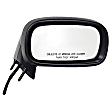 955-1216 Passenger Side Mirror, Power Adjust, Non-Heated, Non-Folding, Black, No Signal Light, No Memory, No Puddle Light, No Auto-Dim, No Blind Spot Feature