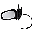 955-1217 Coupe Driver Side Mirror, Power Adjust, Non-Heated, Non-Folding, Black, No Signal Light, No Memory, No Puddle Light, No Auto-Dim, No Blind Spot Feature