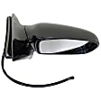 955-1218 Coupe Passenger Side Mirror, Power Adjust, Non-Heated, Non-Folding, Black, No Signal Light, No Memory, No Puddle Light, No Auto-Dim, No Blind Spot Feature