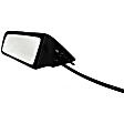 955-121 Driver Side Mirror, Manual Adjust, Non-Heated, Non-Folding, Black, No Signal Light, Without Memory Recall, No Puddle Light, No Auto-Dimming, No Blind Spot Feature