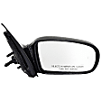 955-1220 Sedan Passenger Side Mirror, Power Adjust, Non-Heated, Non-Folding, Black, No Signal Light, No Memory, No Puddle Light, No Auto-Dim, No Blind Spot Feature