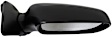 955-1222 Passenger Side Mirror, Manual Adjust, Non-Heated, Manual Folding, Black, No Signal Light, No Memory, No Auto-Dim
