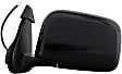 955-1229 Driver Side Mirror, Power Adjust, Non-Heated, Power Folding, Black, No Signal Light, No Memory, No Auto-Dim