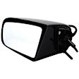 955-122 Driver Side Mirror, Power Adjust, Non-Heated, Non-Folding, Black, No Signal Light, No Memory, No Puddle Light, No Auto-Dim, No Blind Spot Feature