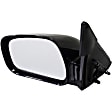 955-1234 Driver Side Mirror, Power Adjust, Heated, Non-Folding, Black, No Signal Light, No Memory, No Puddle Light, No Auto-Dimming, No Blind Spot Feature