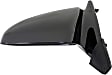 955-1236 Driver Side Mirror, Manual Adjust, Non-Heated, Non-Folding, Black, No Signal Light, No Memory, No Puddle Light, No Auto-Dim, No Blind Spot Feature