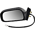2001 Toyota Camry - Driver Side Mirror, Built in U.S.A., Power Adjust, Non-Heated, Black, Non-Folding, No Signal Light, No Blind Spot Feature, No Memory, No Puddle Light, No Auto-Dim