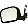 955-1240 Driver Side Mirror, Manual Adjust, Non-Heated, Non-Folding, Black, No Signal Light, No Memory, No Puddle Light, No Auto-Dim, No Blind Spot Feature