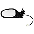 955-1250 Convertible Driver Side Mirror, Power Adjust, Heated, Manual Folding, Black, No Signal Light, No Memory, No Puddle Light, No Auto-Dim, No Blind Spot Feature