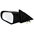 955-1256 Driver Side Mirror, Power Adjust, Non-Heated, Non-Folding, Black, No Signal Light, No Memory, No Puddle Light, No Auto-Dim, No Blind Spot Feature